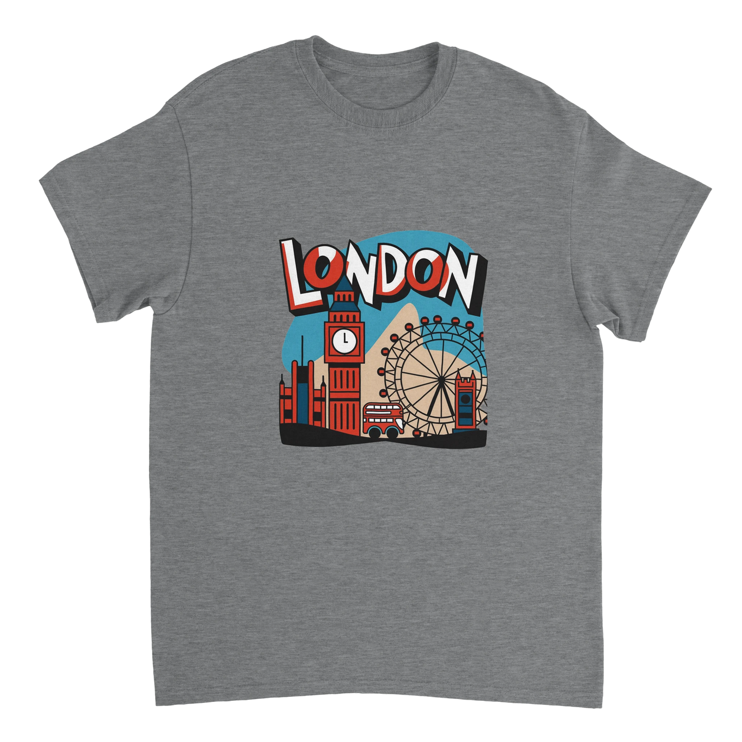 sport grey London England Unisex Travel T-Shirt perfect for travelers and gift seekers