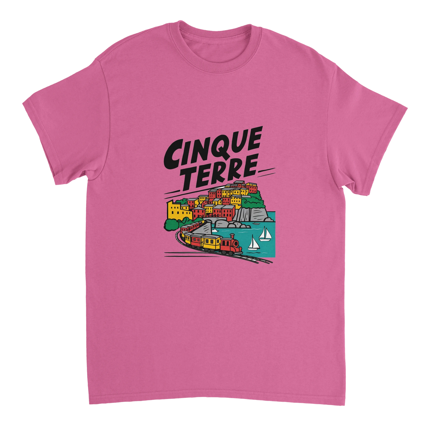 Cinque Terre Italy Unisex Travel T-Shirt perfect for travelers and gift seekers