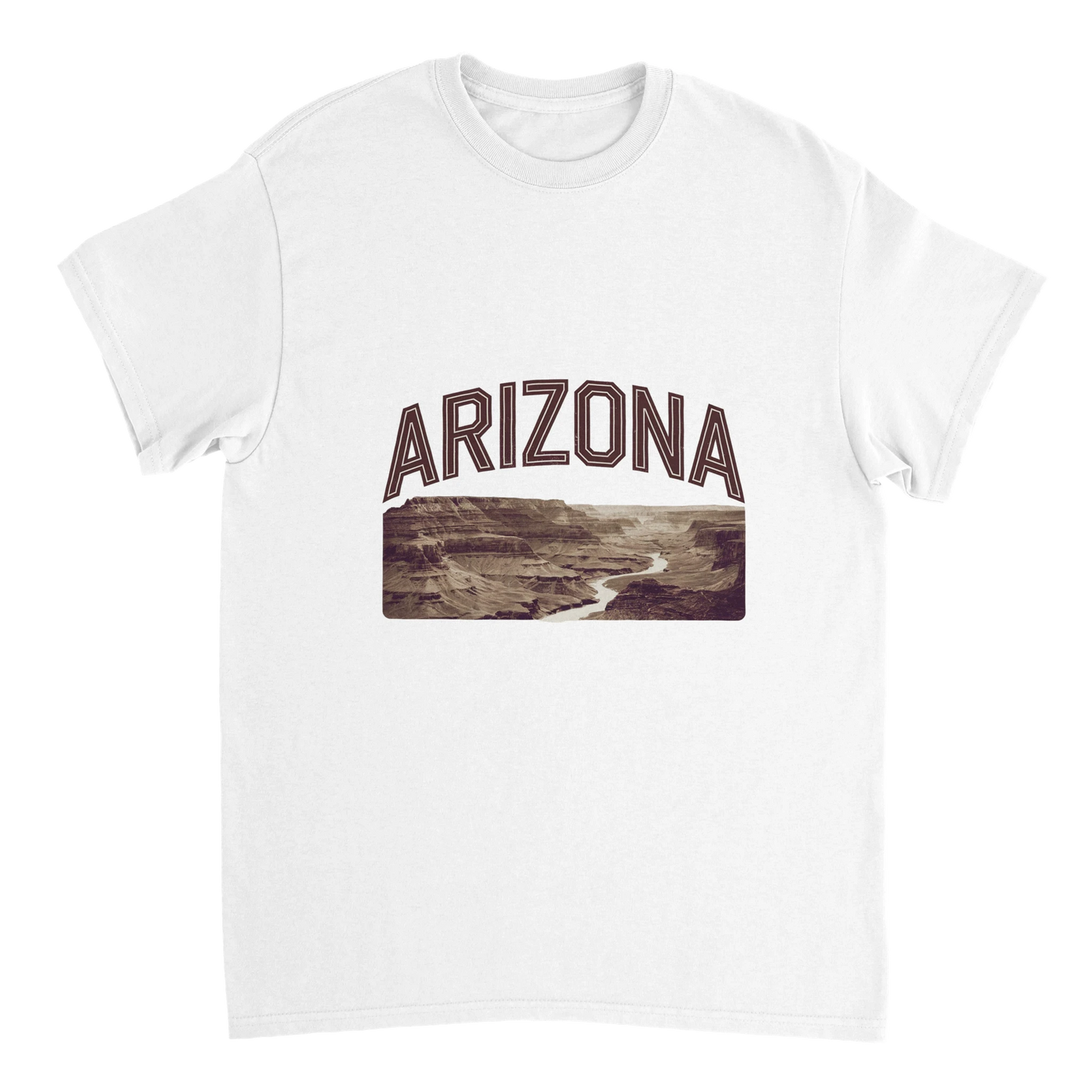 white Arizona USA Unisex Travel T-Shirt perfect for travelers and gift seekers