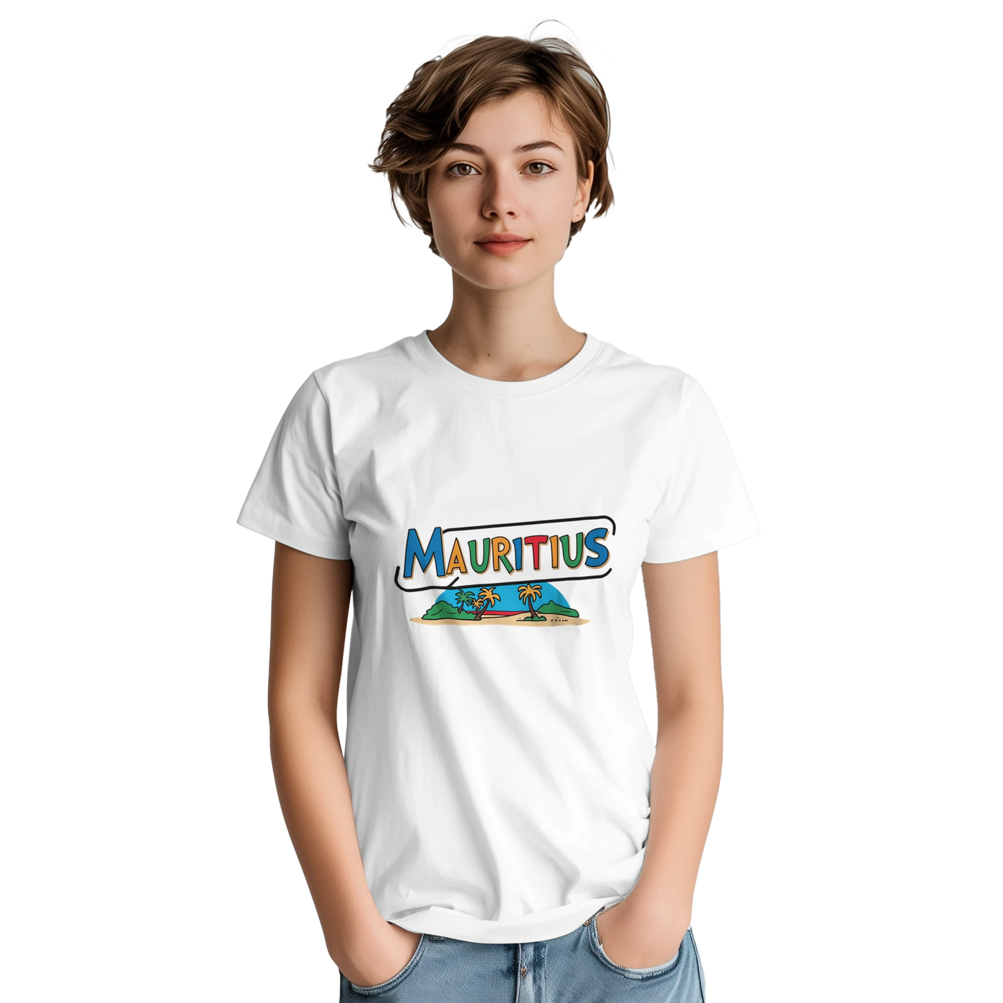 Mauritius Unisex Travel T-Shirt perfect for travelers and gift seekers