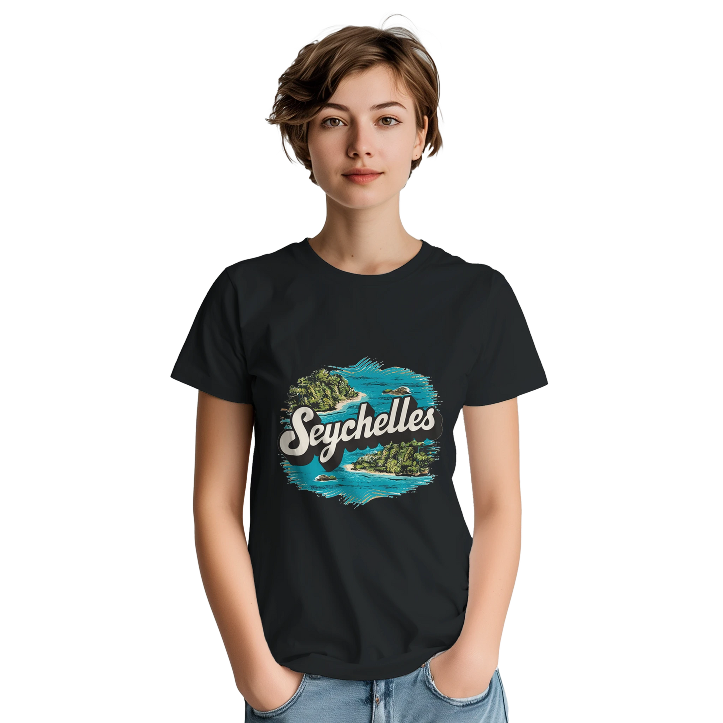 Seychelles Unisex Travel T-Shirt perfect for travelers and gift seekers