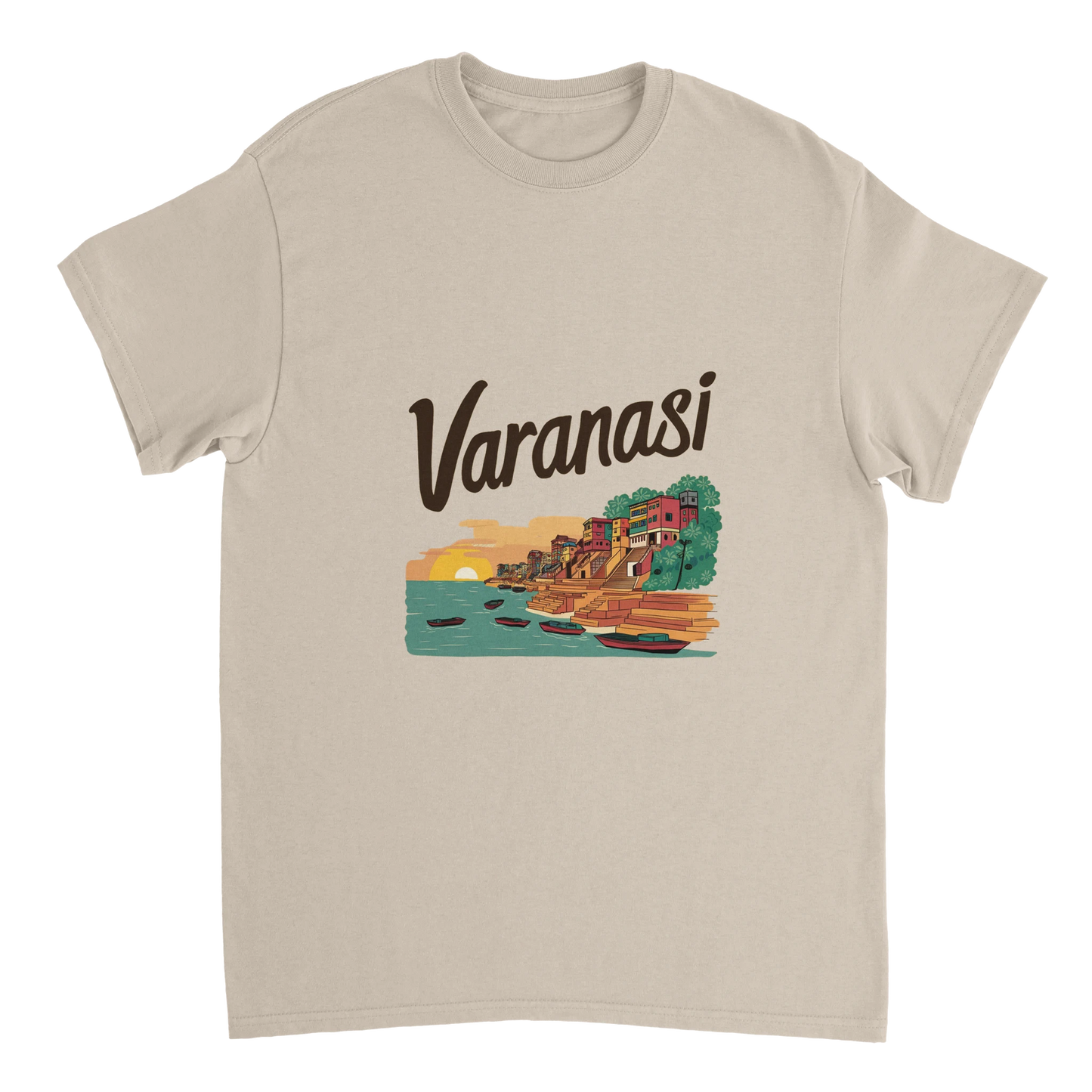 Varanasi India Unisex Travel T-Shirt perfect for travelers and gift seekers
