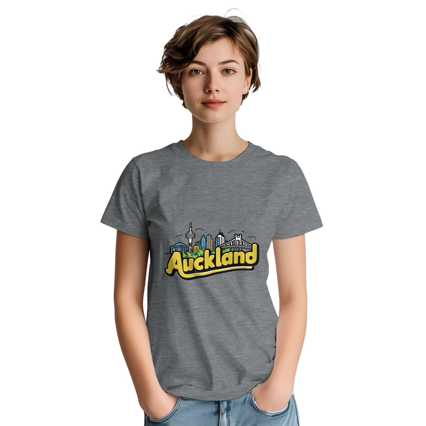 Auckland New Zealand Unisex Travel T-Shirt perfect for travelers and gift seekers