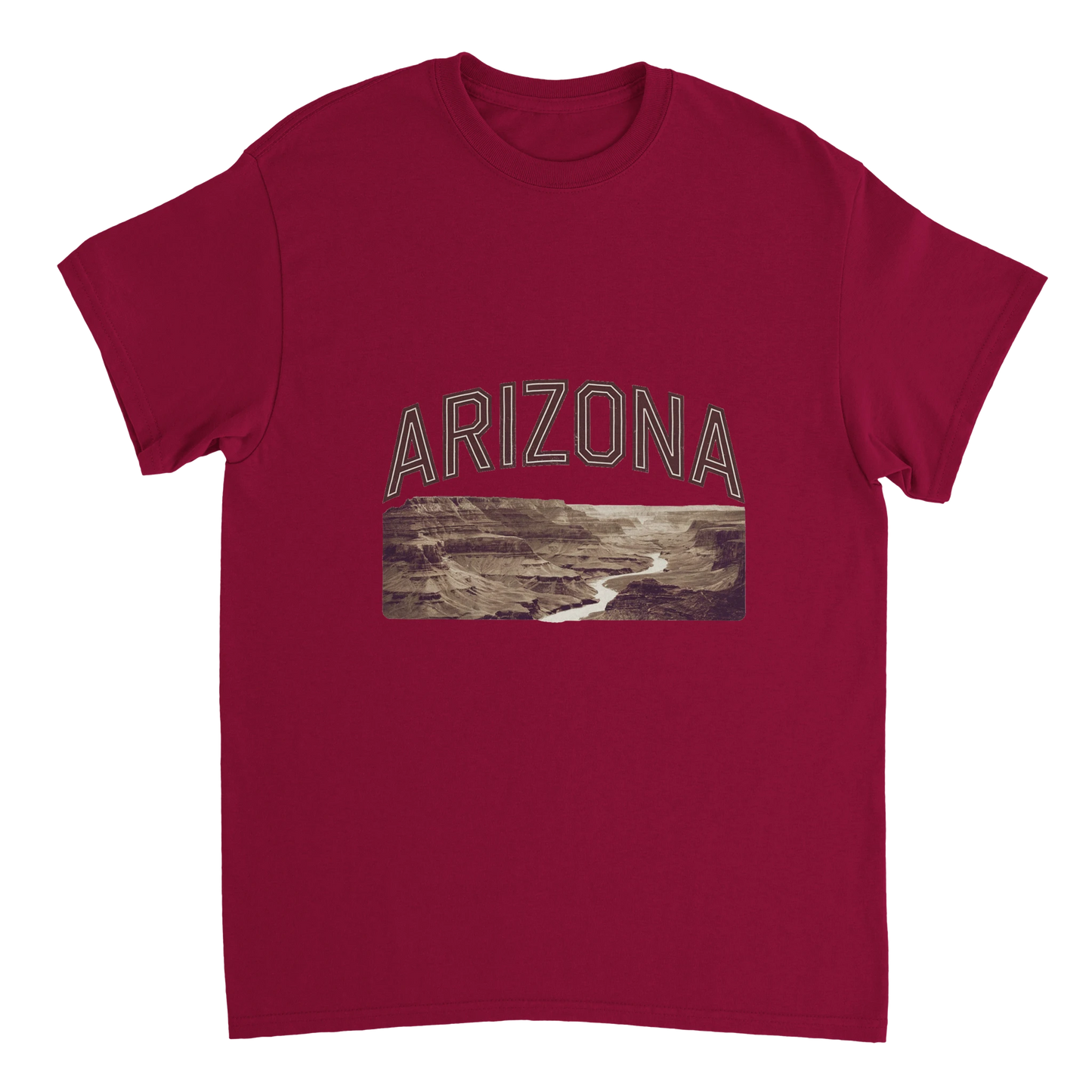 cardinal red Arizona USA Unisex Travel T-Shirt perfect for travelers and gift seekers