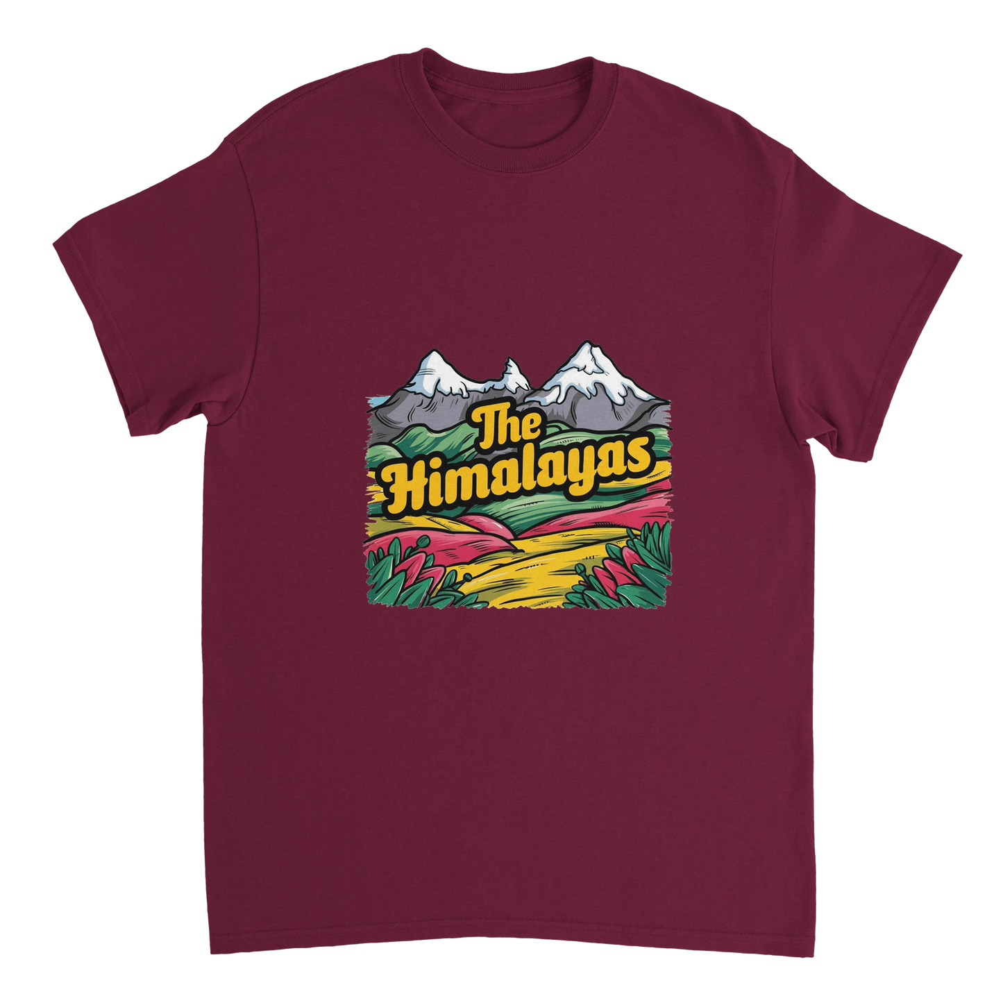 Himalayas Unisex Travel T-Shirt perfect for travelers and gift seekers