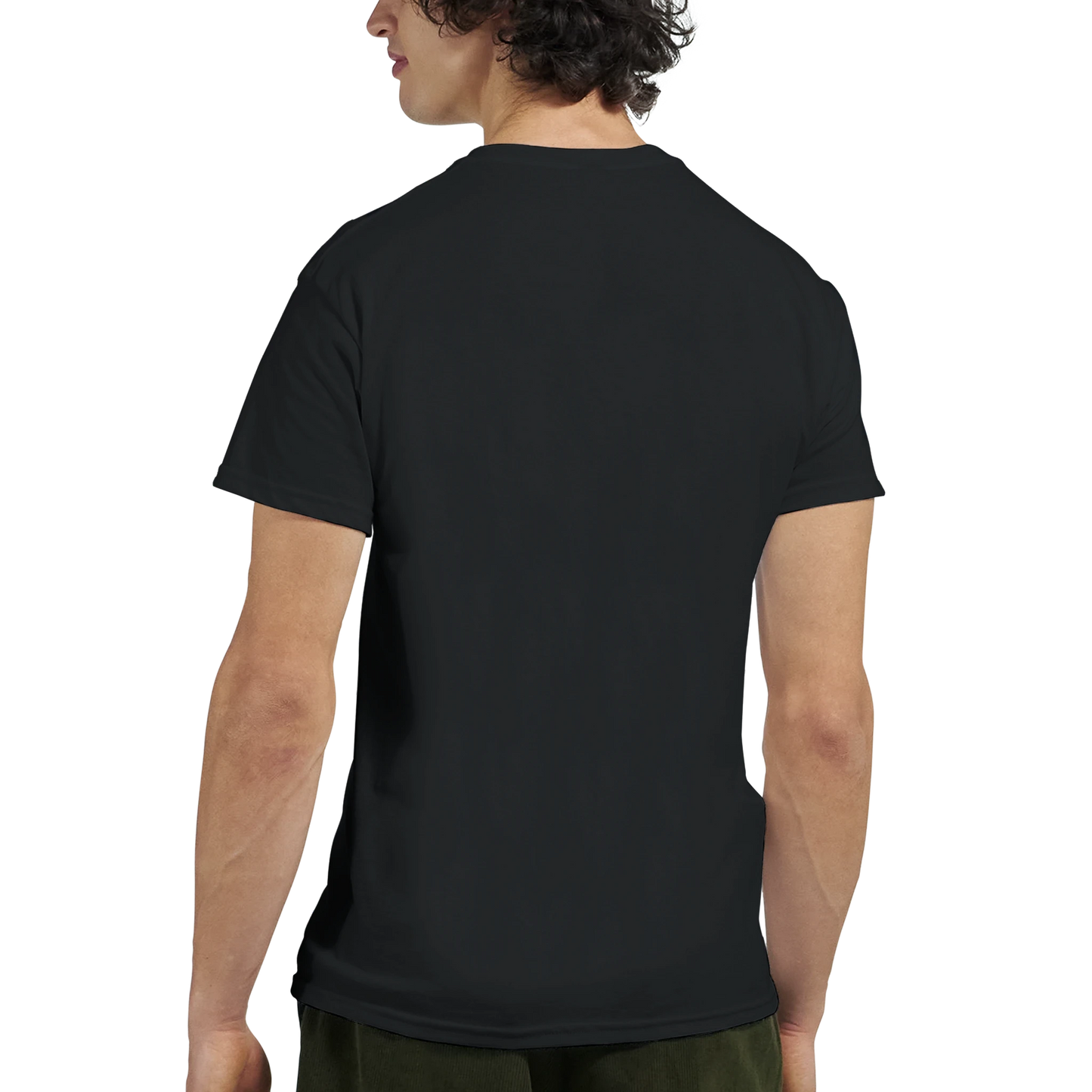 Bogotá Colombia Unisex Travel T-Shirt featuring a man from the back perfect for travelers and gift seekers