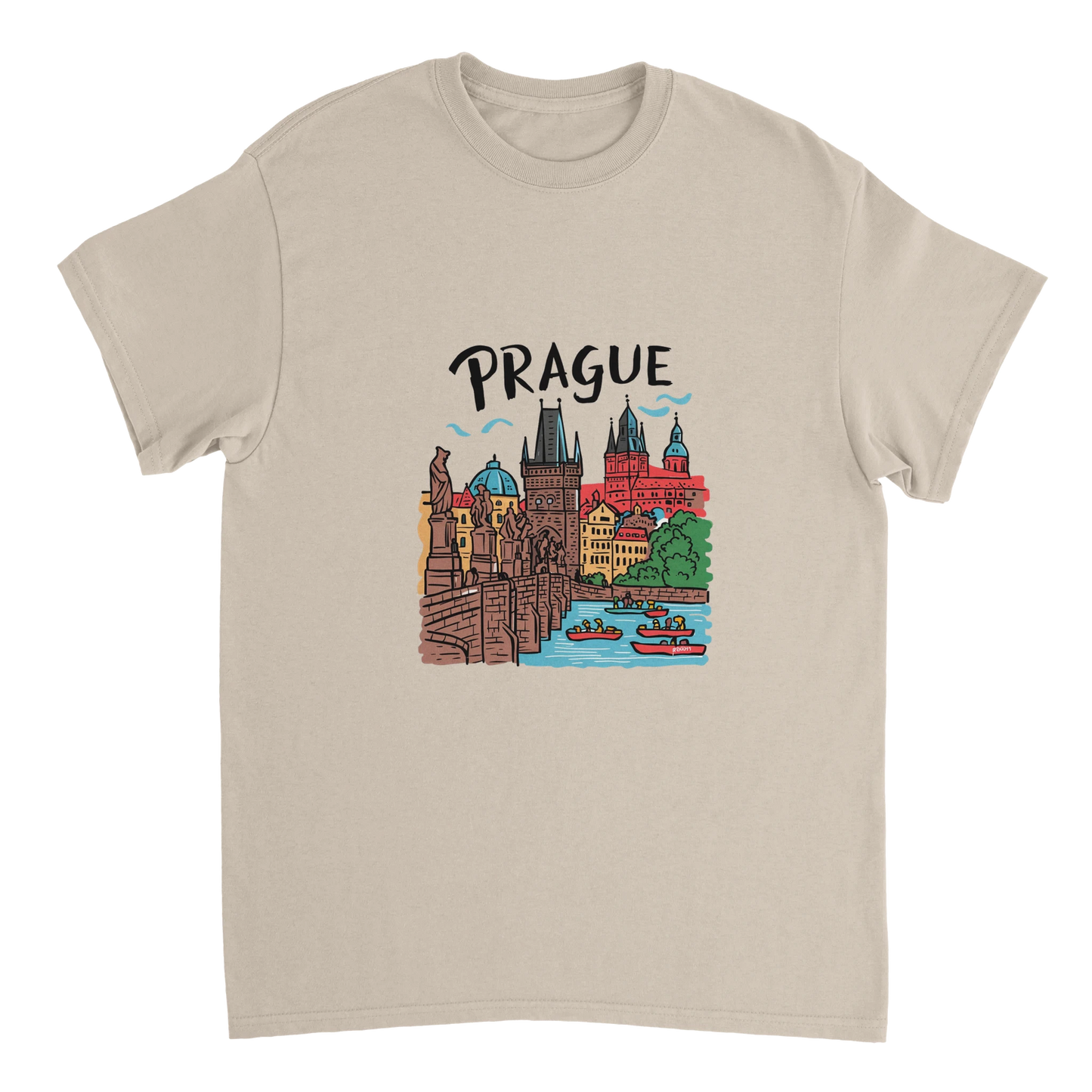 Prague Czechia Unisex Travel T-Shirt perfect for travelers and gift seekers