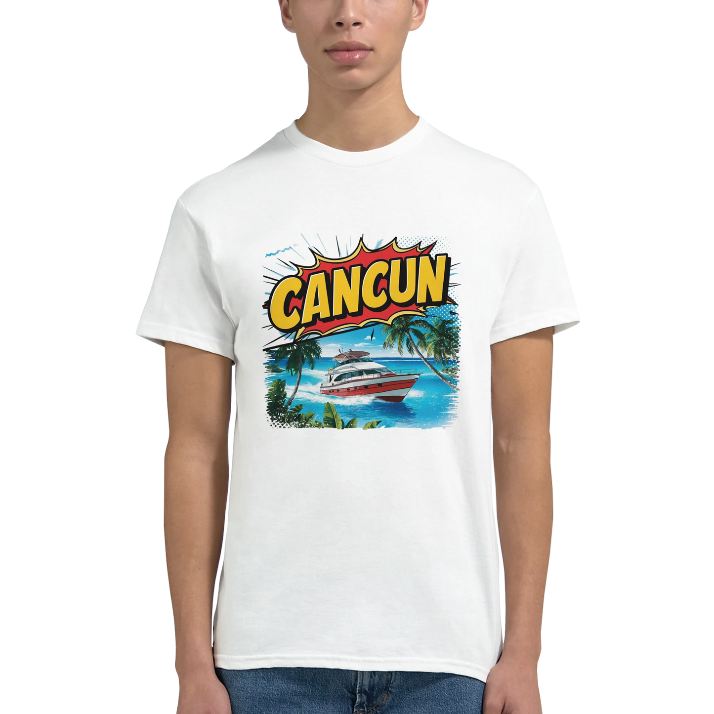 Cancún Mexico Unisex Travel T-Shirt perfect for travelers and gift seekers