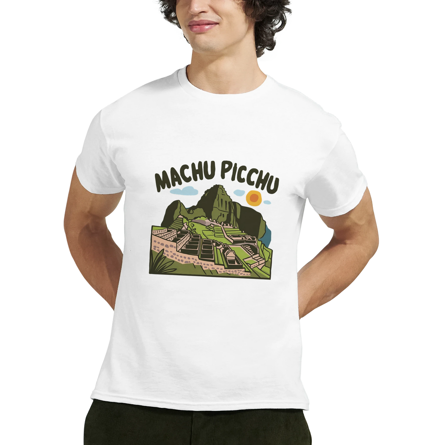 Machu Picchu Unisex Travel T-Shirt perfect for travelers and gift seekers