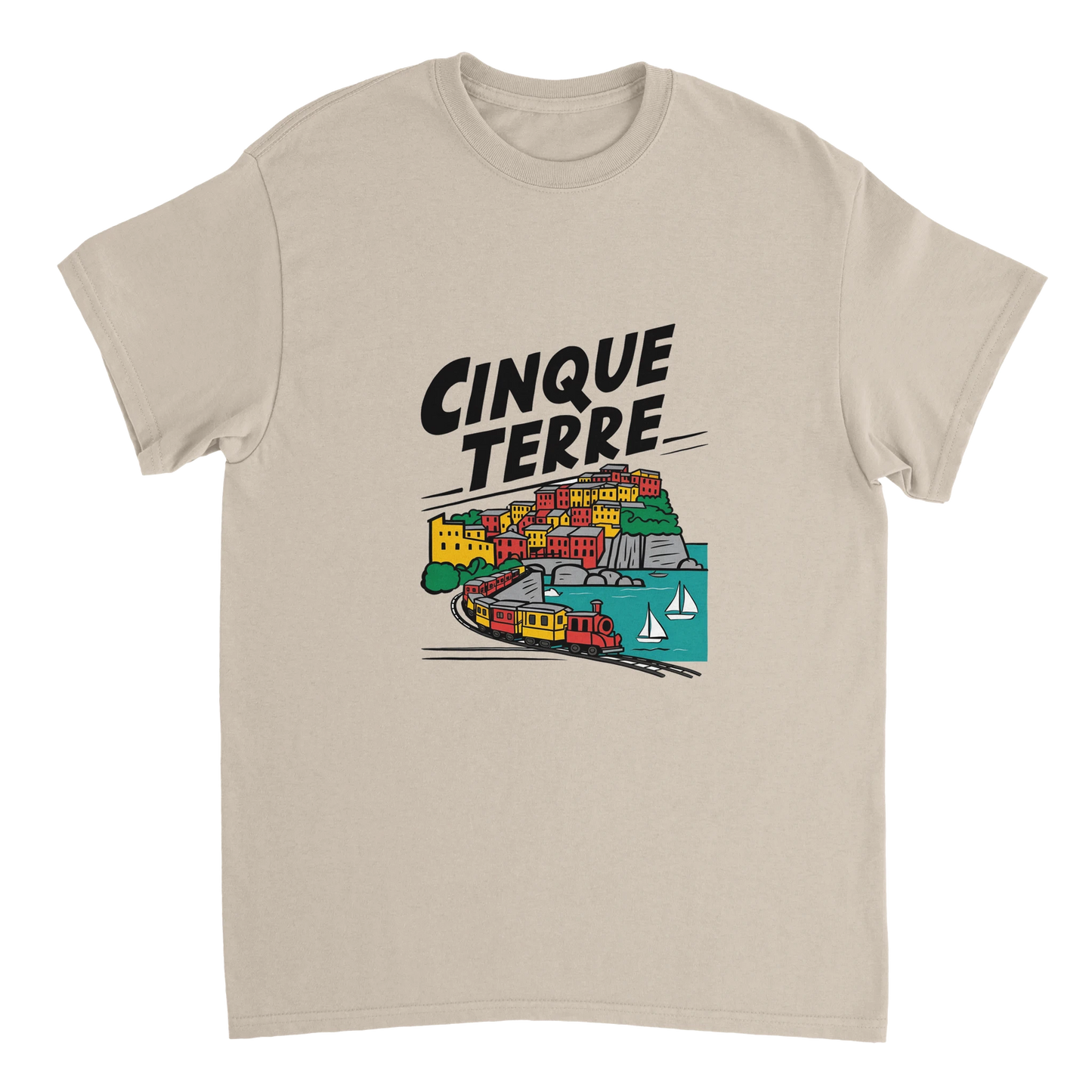 Cinque Terre Italy Unisex Travel T-Shirt perfect for travelers and gift seekers