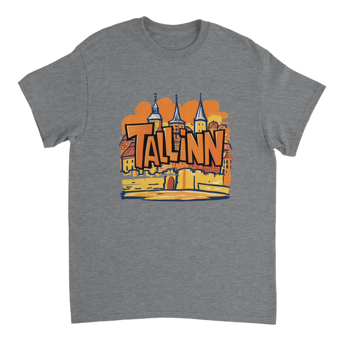 sport grey Tallinn Estonia Unisex Travel T-Shirt perfect for travelers and gift seekers
