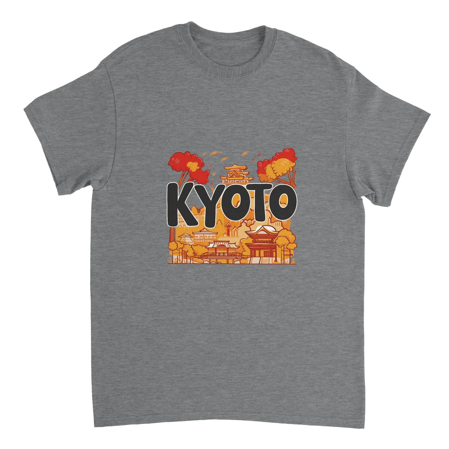 sport grey Kyoto Japan Unisex Travel T-Shirt perfect for travelers and gift seekers