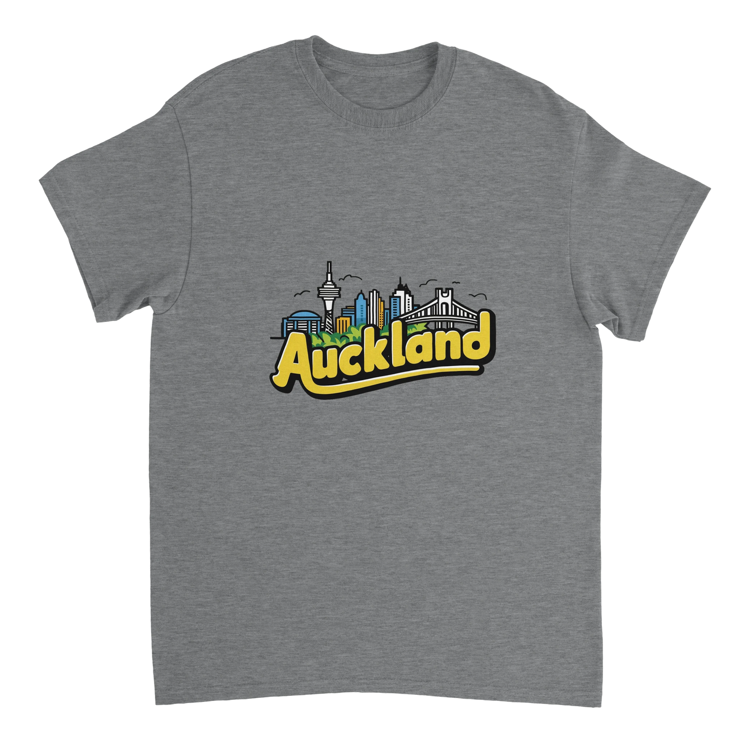 sport grey Auckland New Zealand Unisex Travel T-Shirt perfect for travelers and gift seekers