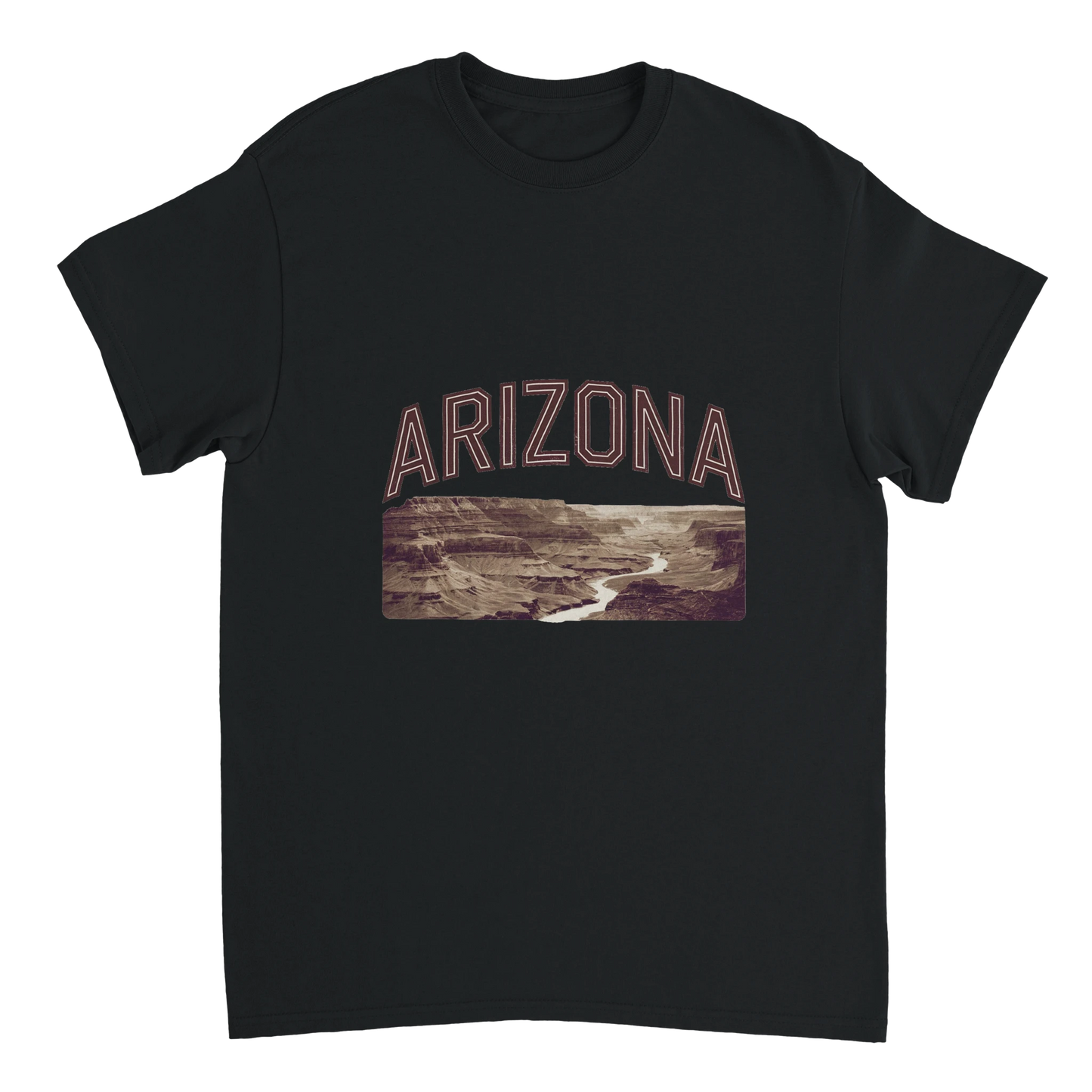 black Arizona USA Unisex Travel T-Shirt perfect for travelers and gift seekers