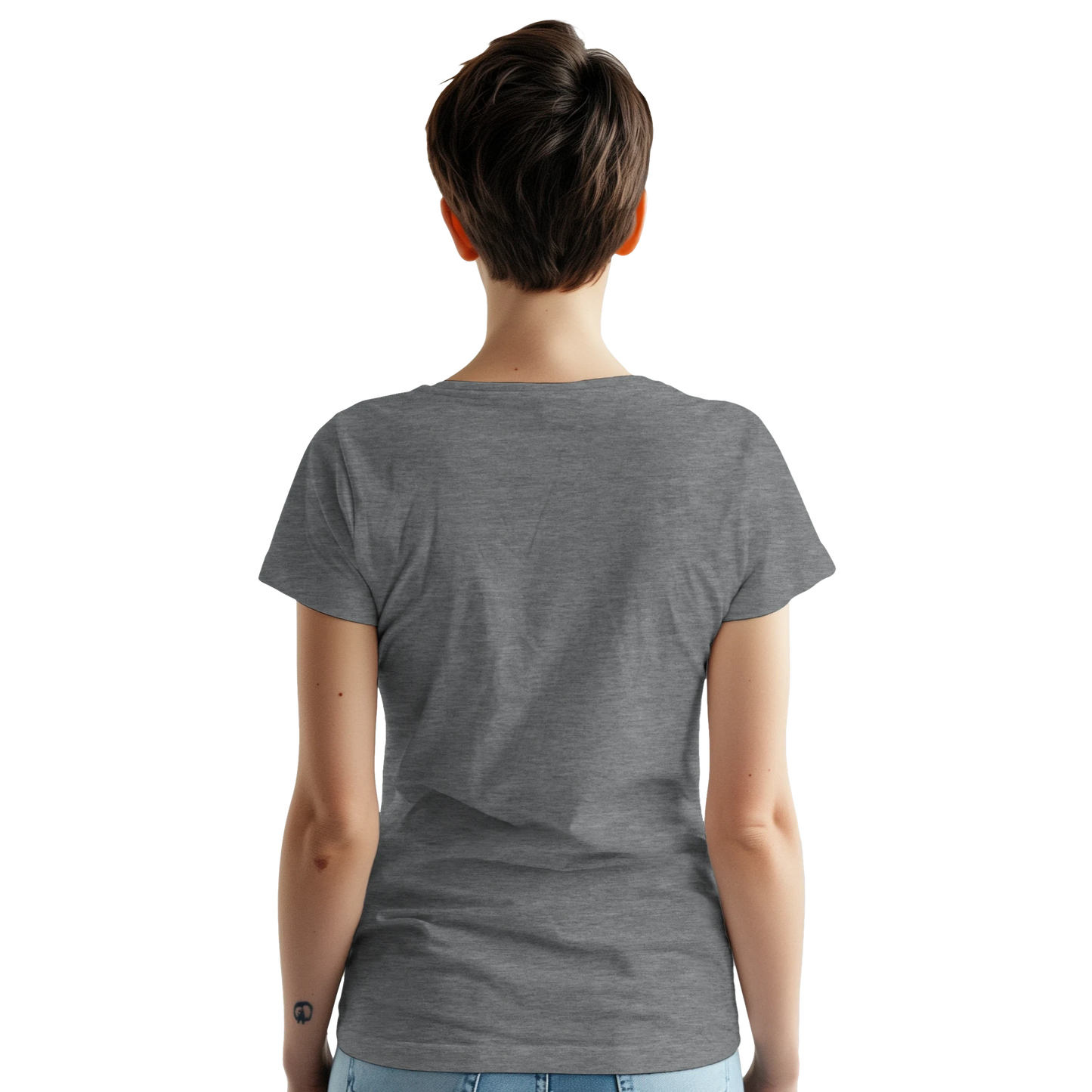 Morocco Unisex Travel T-Shirt featuring a person from the back perfect for travelers and gift seekers