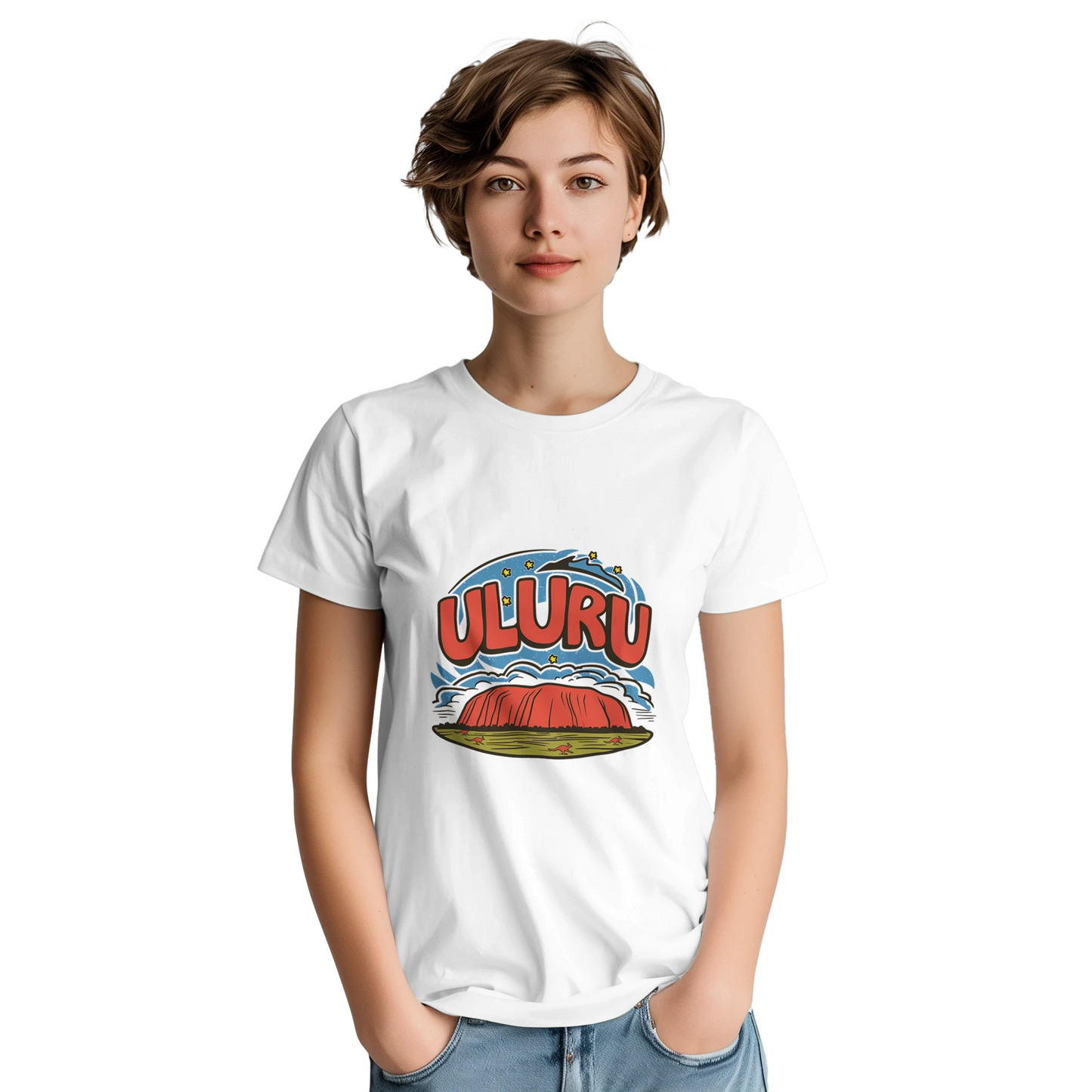 Uluru Australia Unisex Travel T-Shirt perfect for travelers and gift seekers