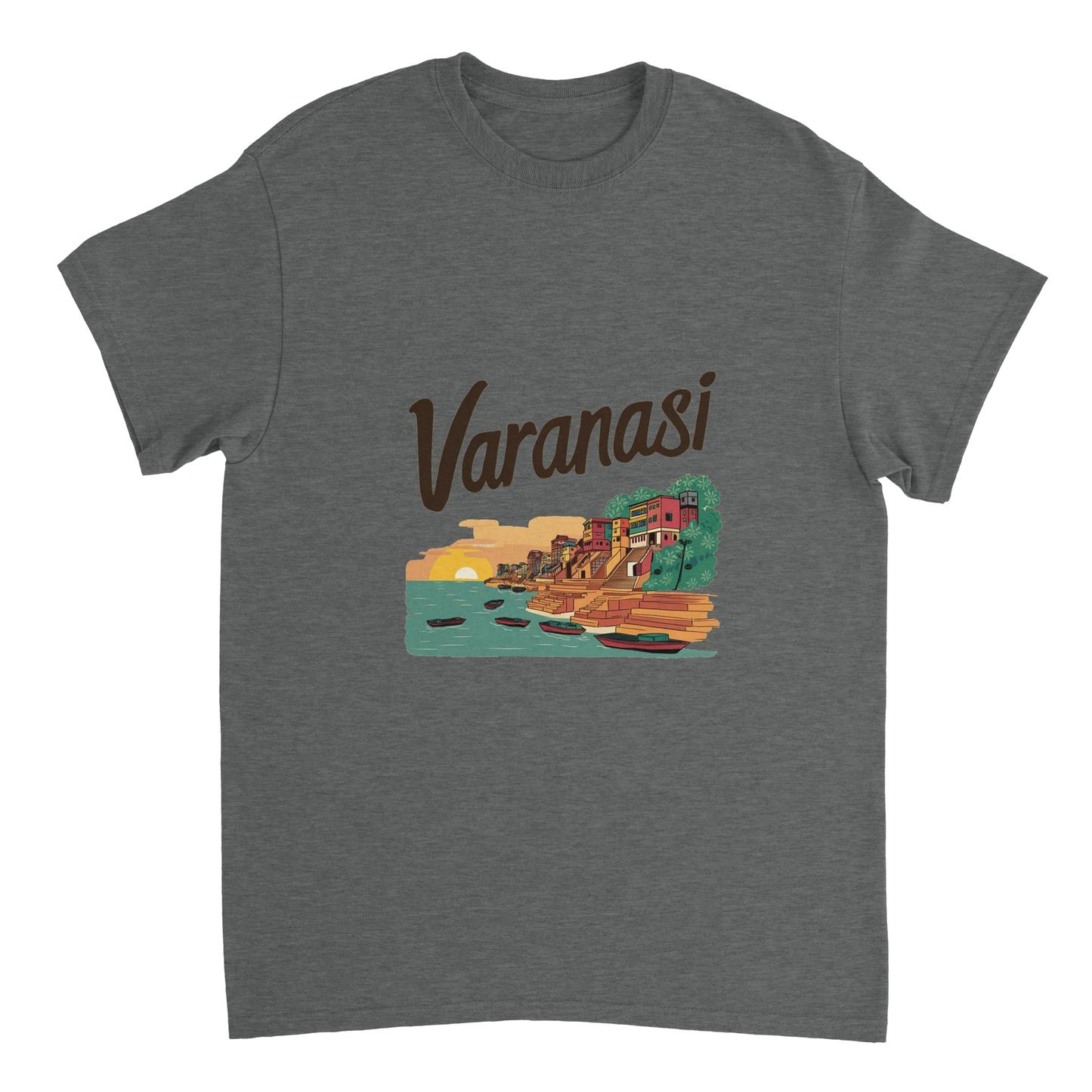 Varanasi India Unisex Travel T-Shirt perfect for travelers and gift seekers