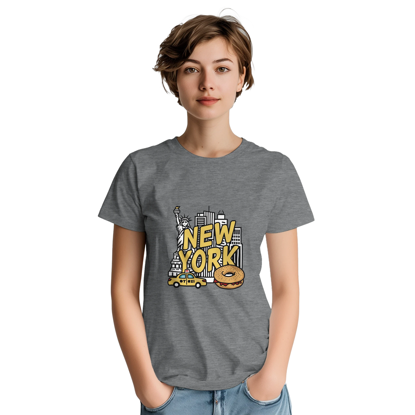 New York USA Unisex Travel T-Shirt perfect for travelers and gift seekers