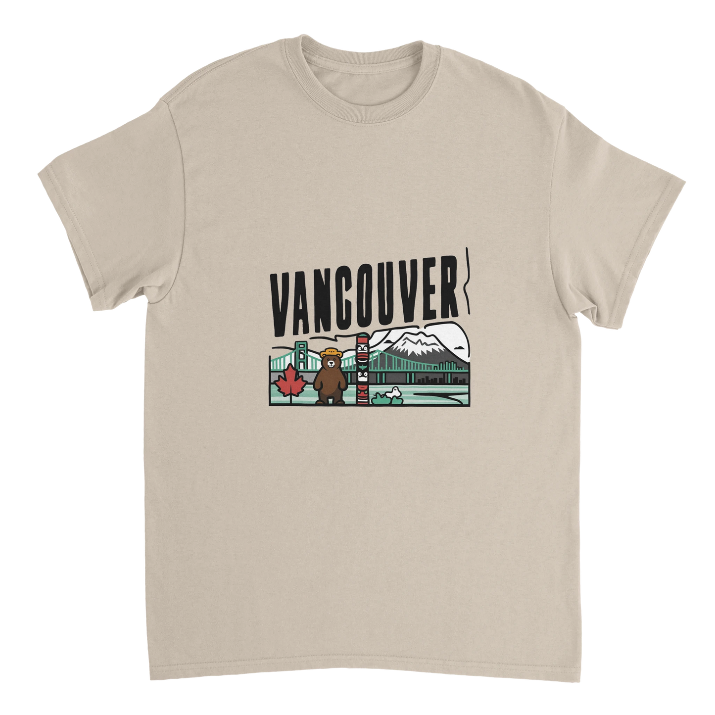 Vancouver Canada Unisex Travel T-Shirt perfect for travelers and gift seekers