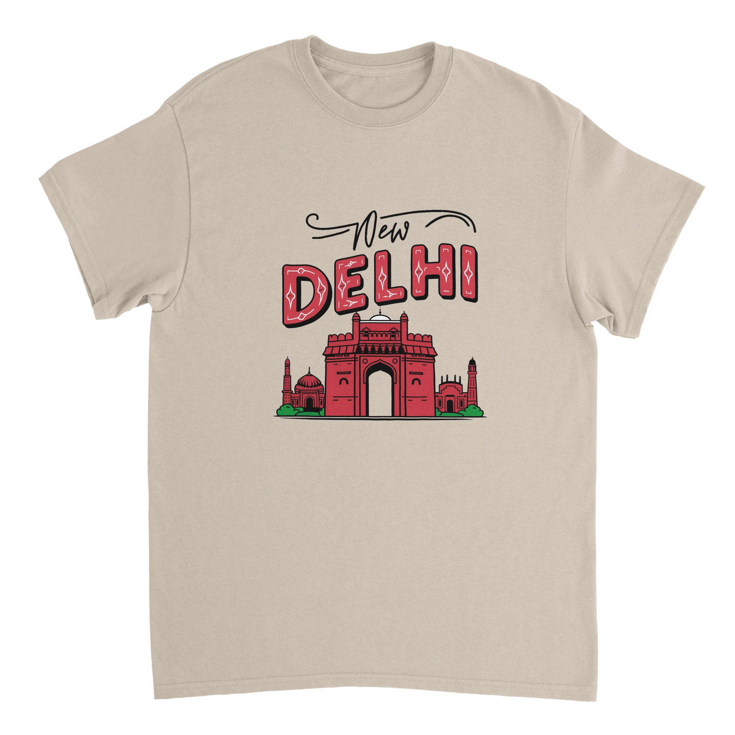 New Delhi India Unisex Travel T-Shirt perfect for travelers and gift seekers