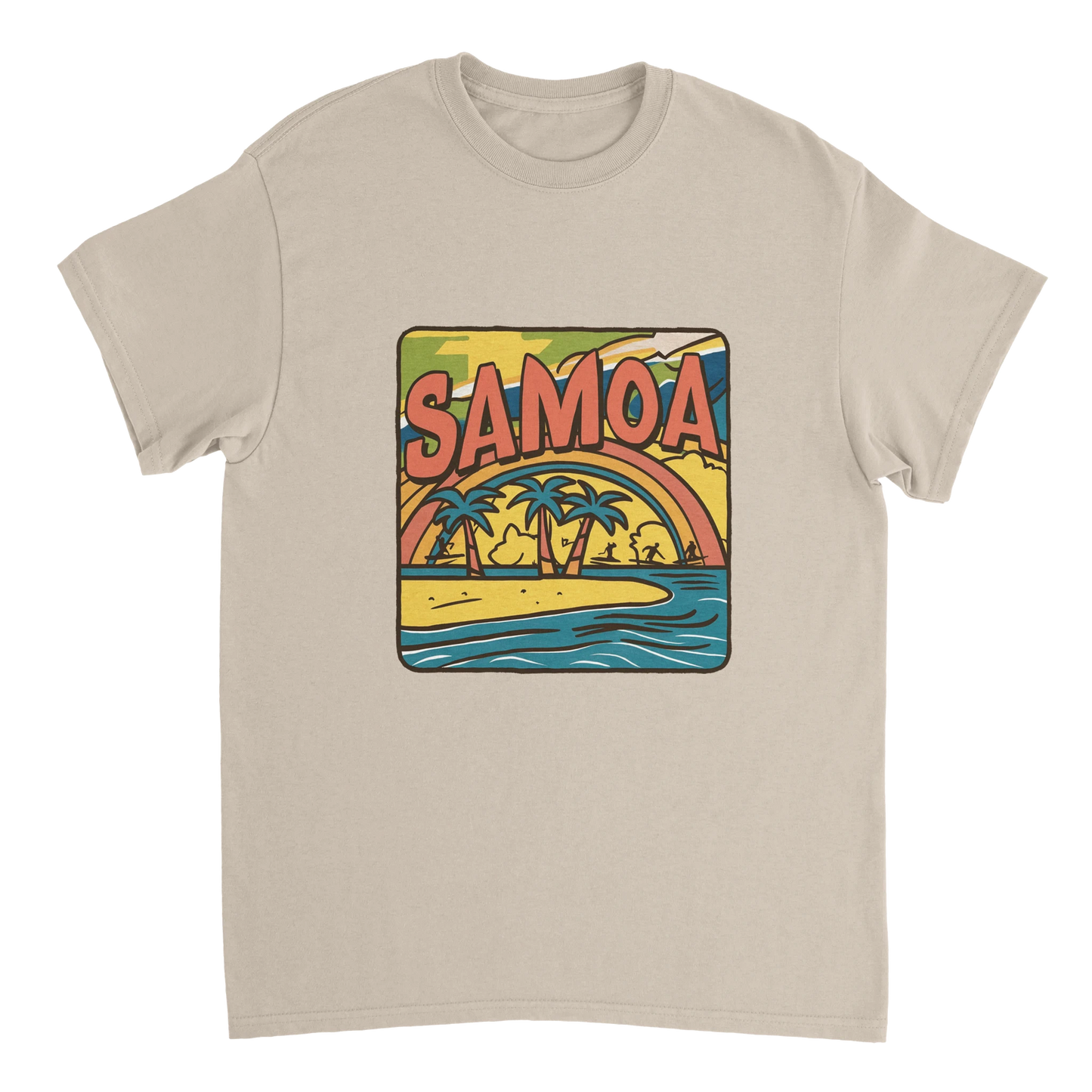 Samoa Unisex Travel T-Shirt perfect for travelers and gift seekers