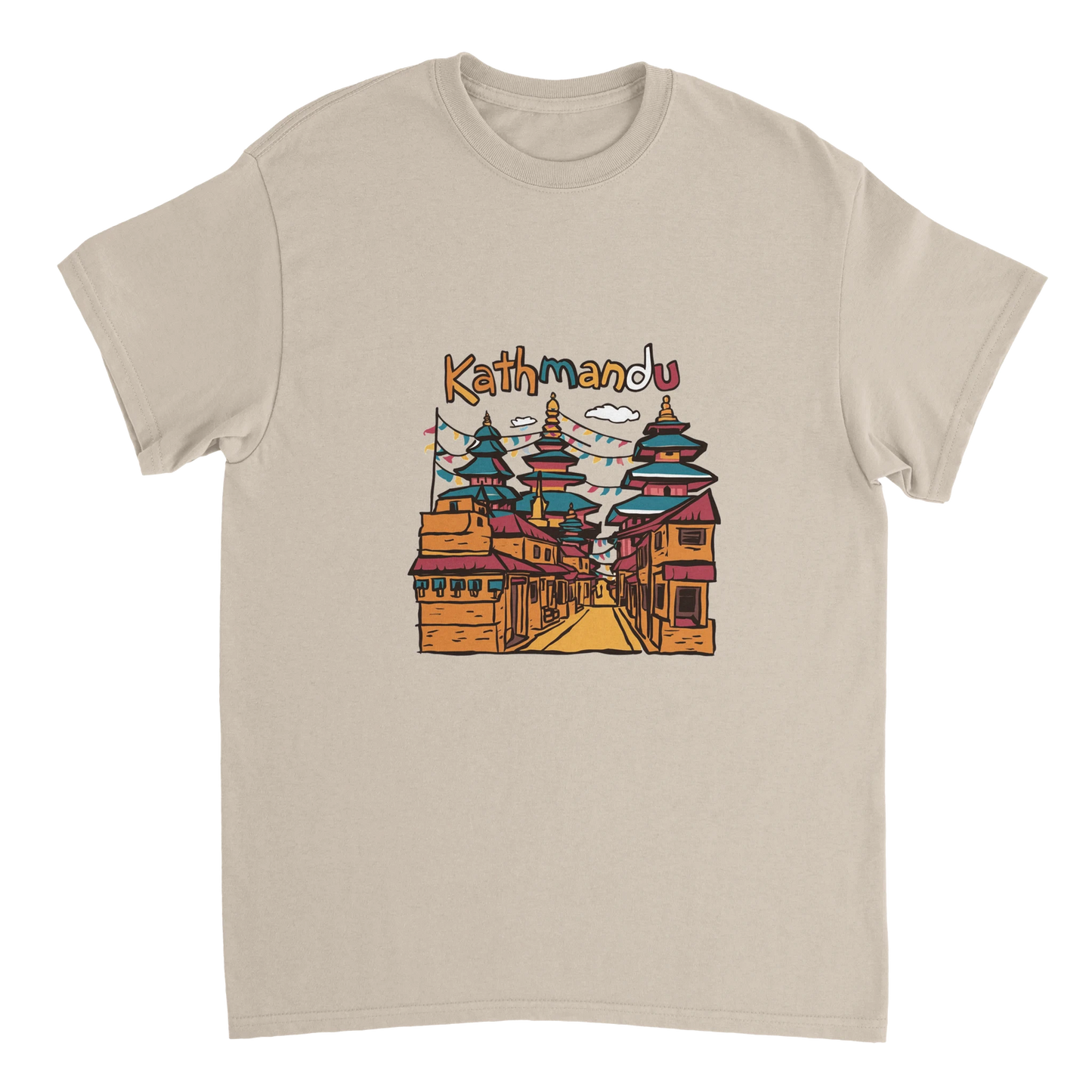 Kathmandu Nepal Unisex Travel T-Shirt perfect for travelers and gift seekers