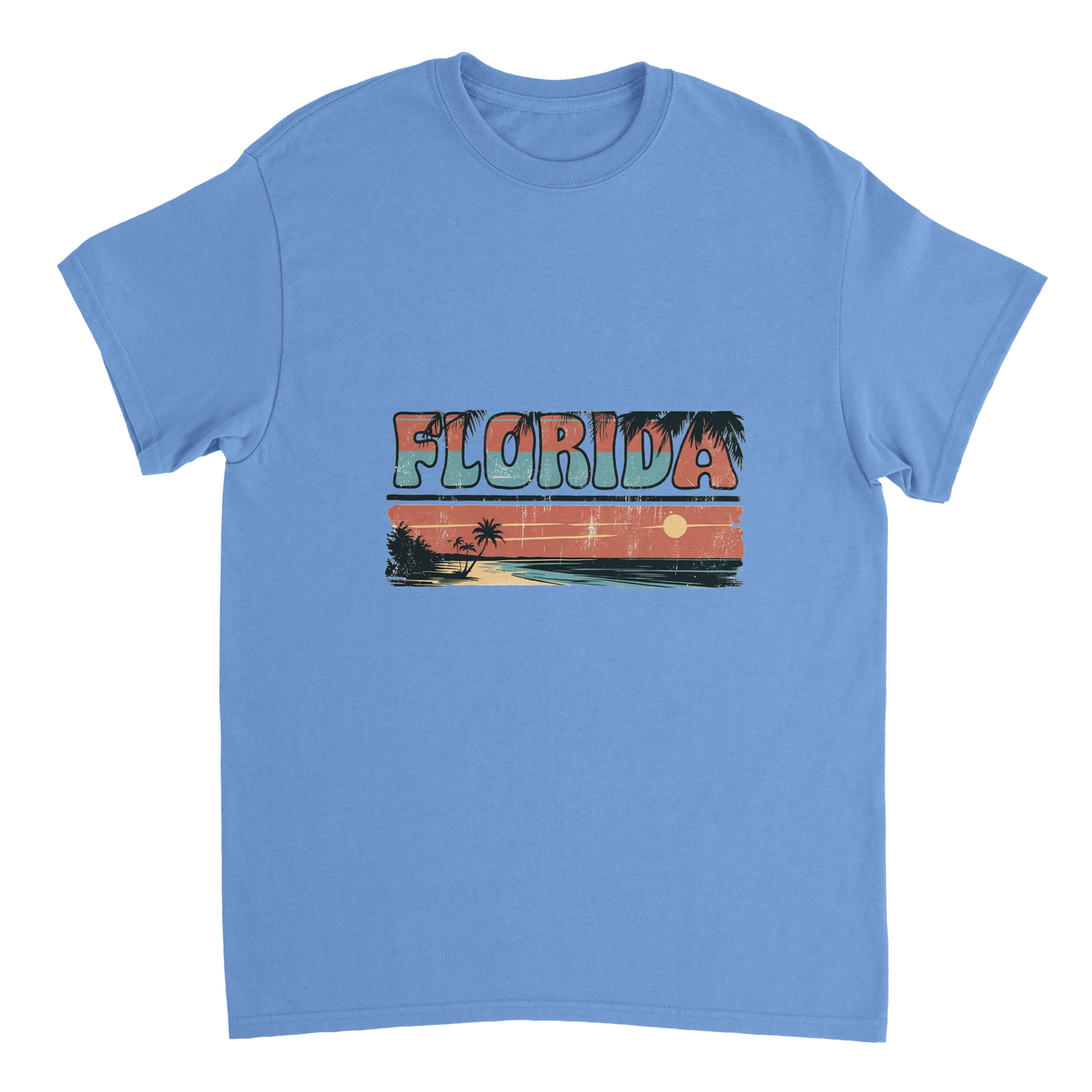 carolina blue Florida USA Unisex Travel T-Shirt perfect for travelers and gift seekers