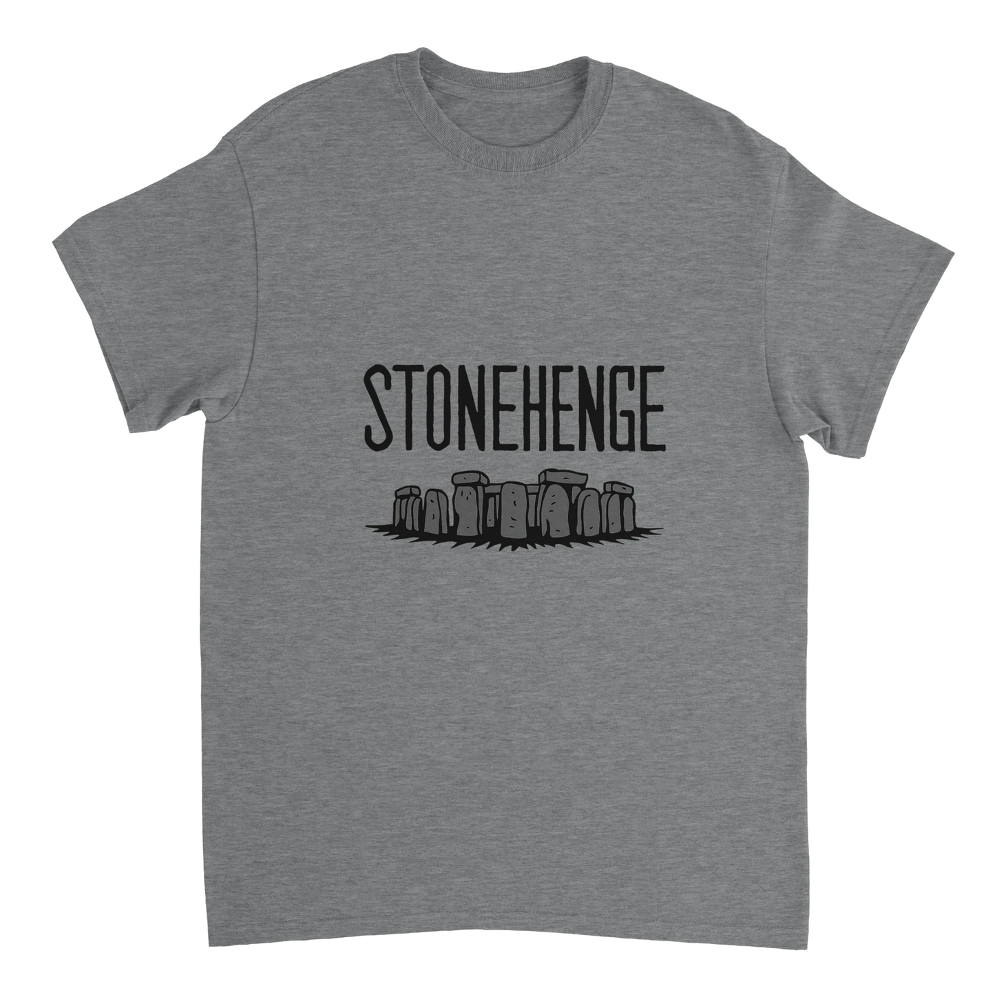 sport grey Stonehenge England Unisex Travel T-Shirt perfect for travelers and gift seekers