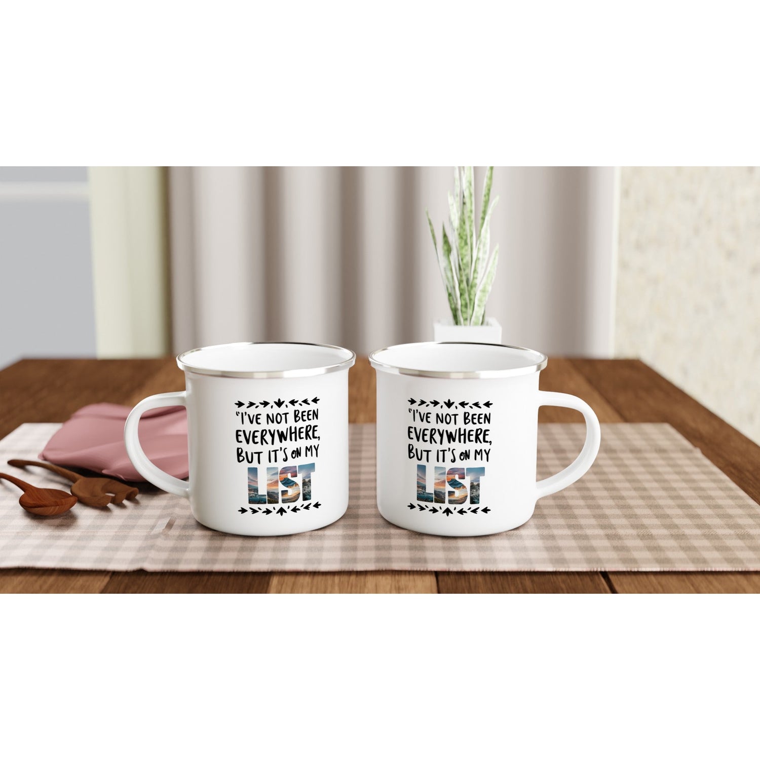 Travel Enamel Mugs