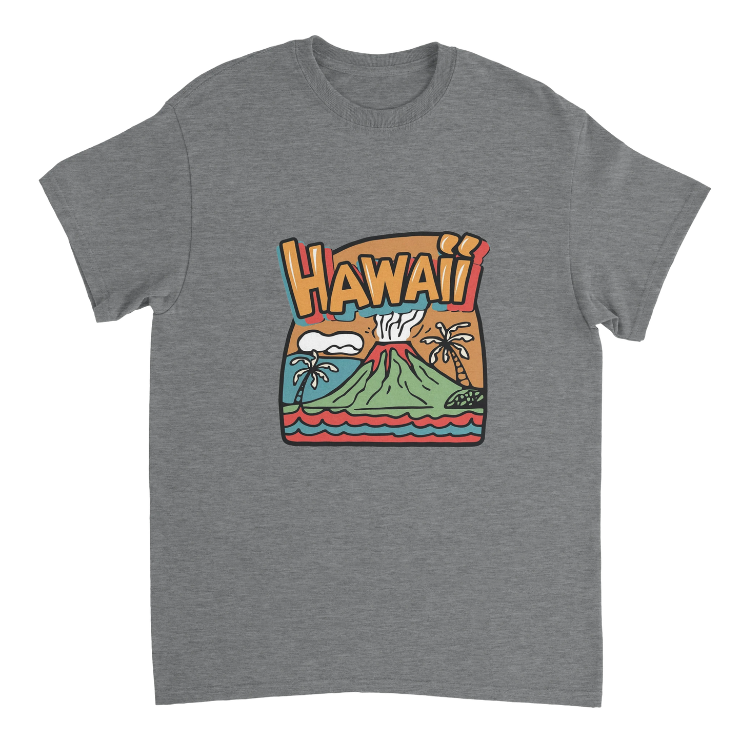 sport grey Hawaii Unisex Travel T-Shirt perfect for travelers and gift seekers