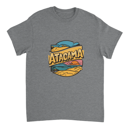 sport grey Atacama Chile Unisex Travel T-Shirt perfect for travelers and gift seekers
