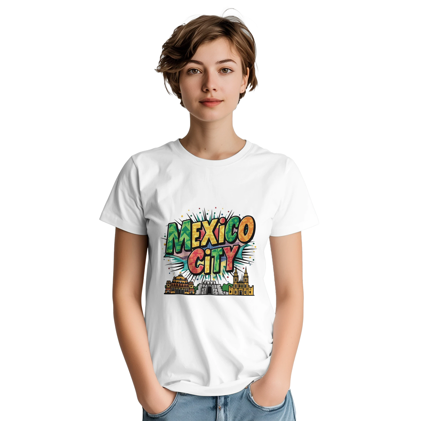 Mexico City Unisex Travel T-Shirt perfect for travelers and gift seekers