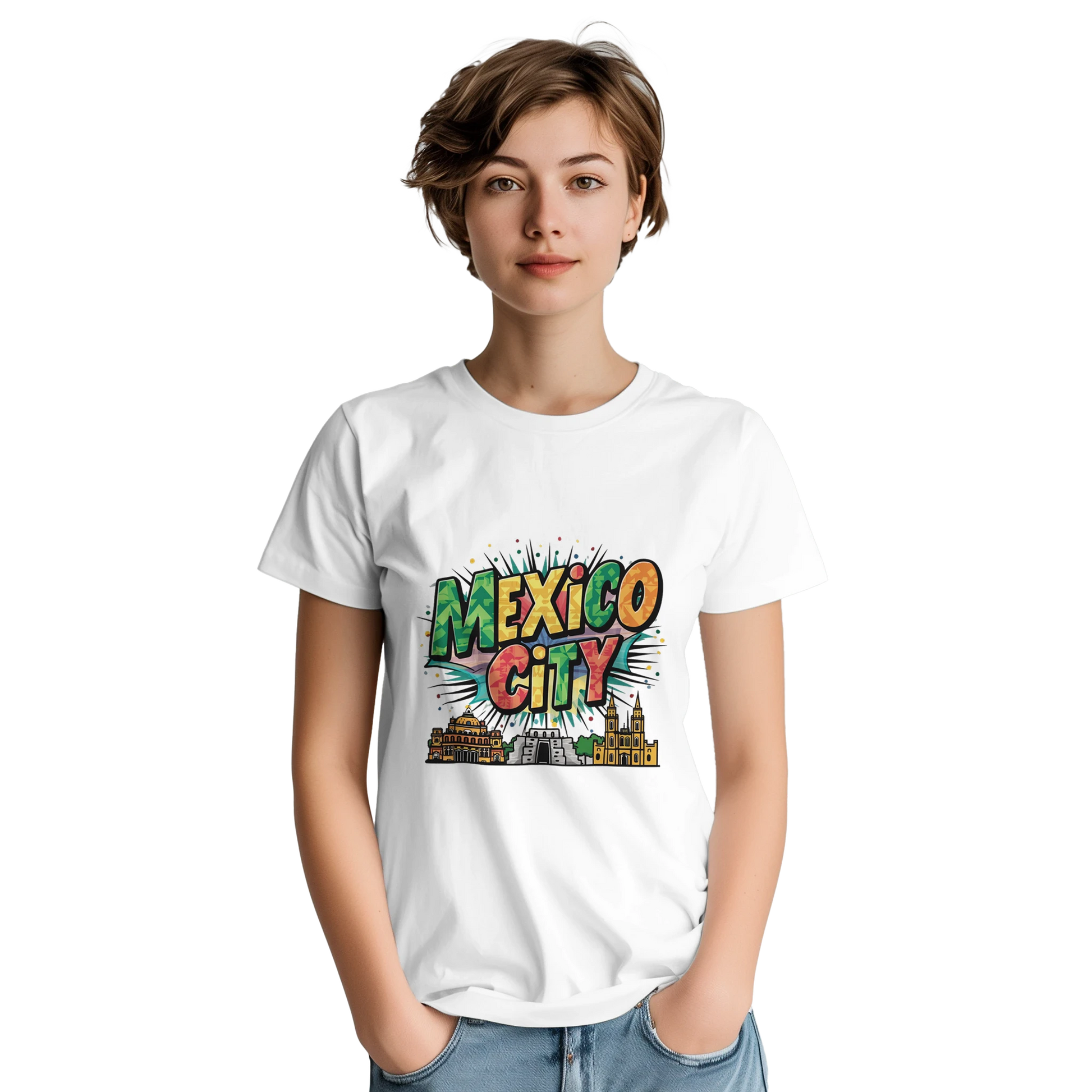 Mexico City Unisex Travel T-Shirt perfect for travelers and gift seekers