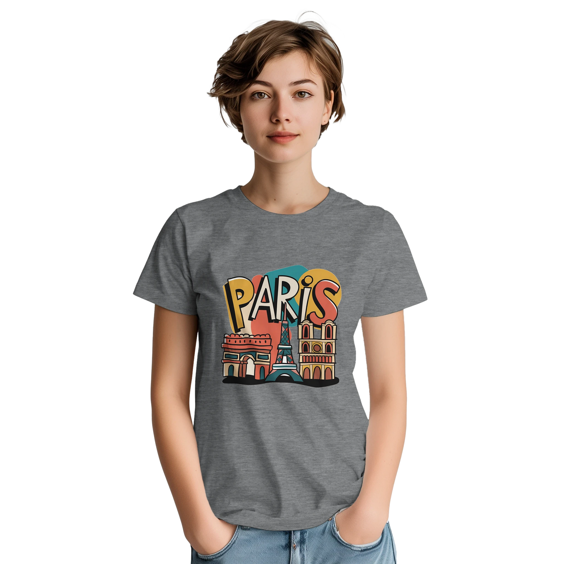 Paris France Unisex Travel T-Shirt perfect for travelers and gift seekers