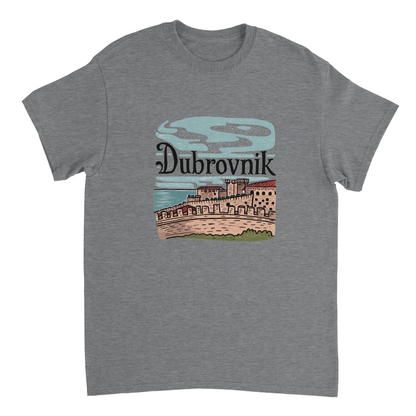 sport grey Dubrovnik Croatia Unisex Travel T-Shirt perfect for travelers and gift seekers