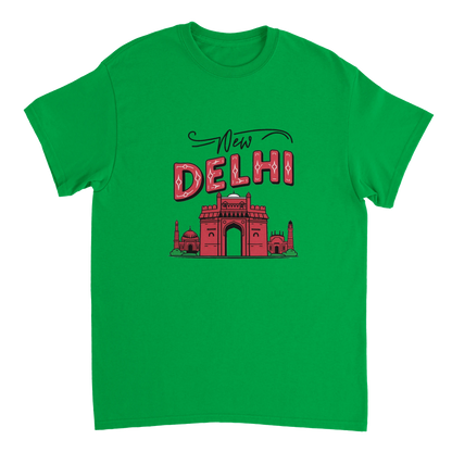 irish green New Delhi India Unisex Travel T-Shirt perfect for travelers and gift seekers
