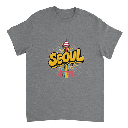 sport grey Seoul South Korea Unisex Travel T-Shirt perfect for travelers and gift seekers