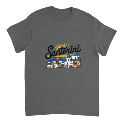 Santorini Greece Unisex Travel T-Shirt perfect for travelers and gift seekers