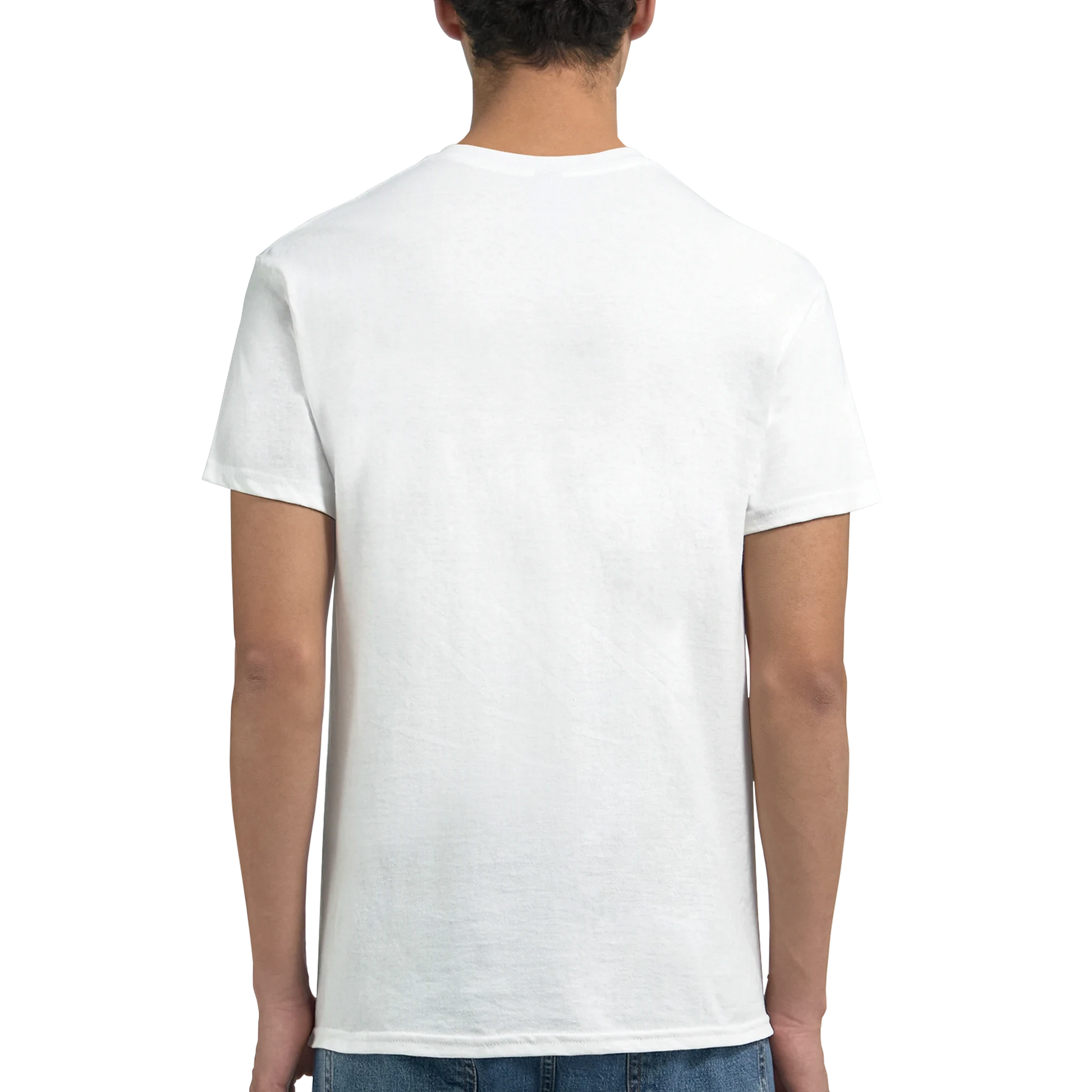 Amsterdam Netherlands Unisex Travel T-Shirt featuring a man from the back perfect for travelers and gift seekers