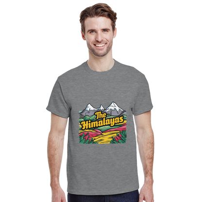Himalayas Unisex Travel T-Shirt perfect for travelers and gift seekers