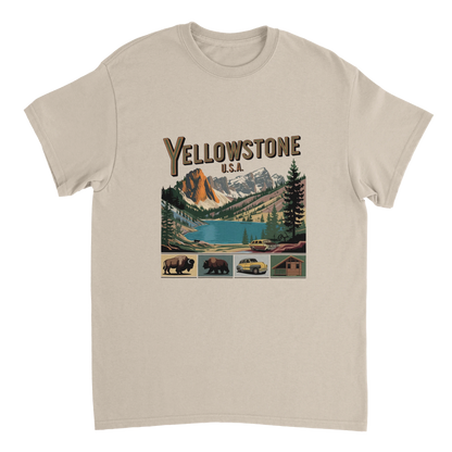 Yellowstone USA Unisex Travel T-Shirt perfect for travelers and gift seekers