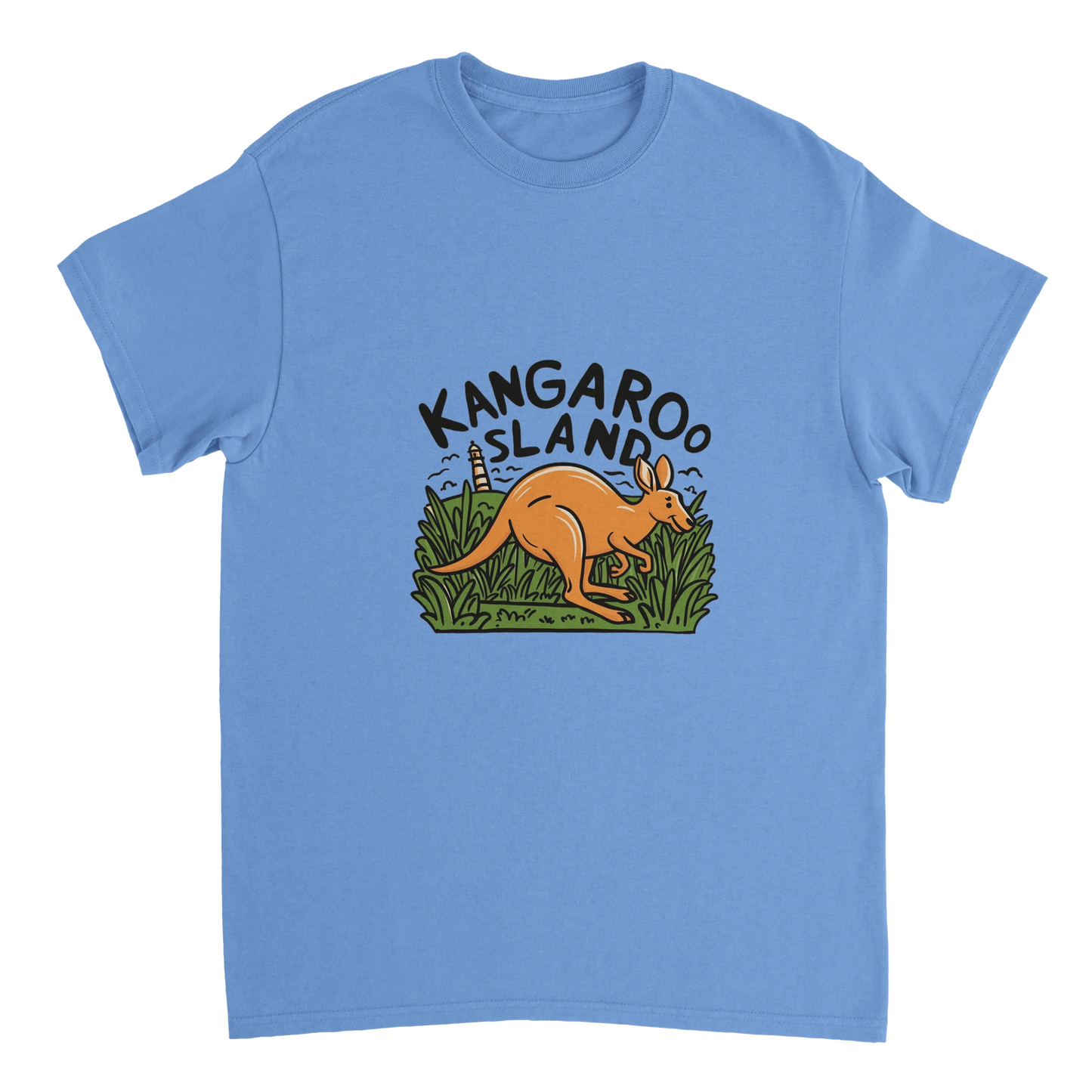 carolina blue Kangaroo Island Australia Unisex Travel T-Shirt perfect for travelers and gift seekers