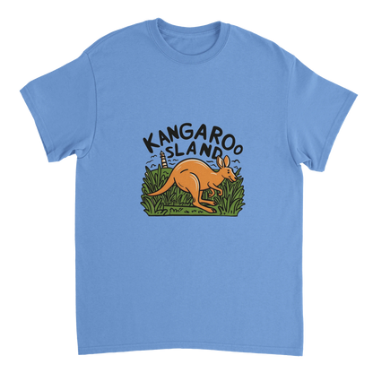 carolina blue Kangaroo Island Australia Unisex Travel T-Shirt perfect for travelers and gift seekers