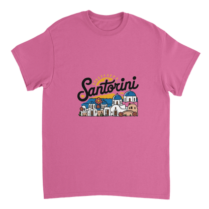 Santorini Greece Unisex Travel T-Shirt perfect for travelers and gift seekers