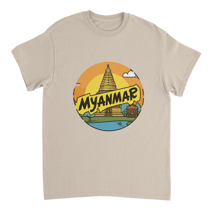 Myanmar Unisex Travel T-Shirt perfect for travelers and gift seekers