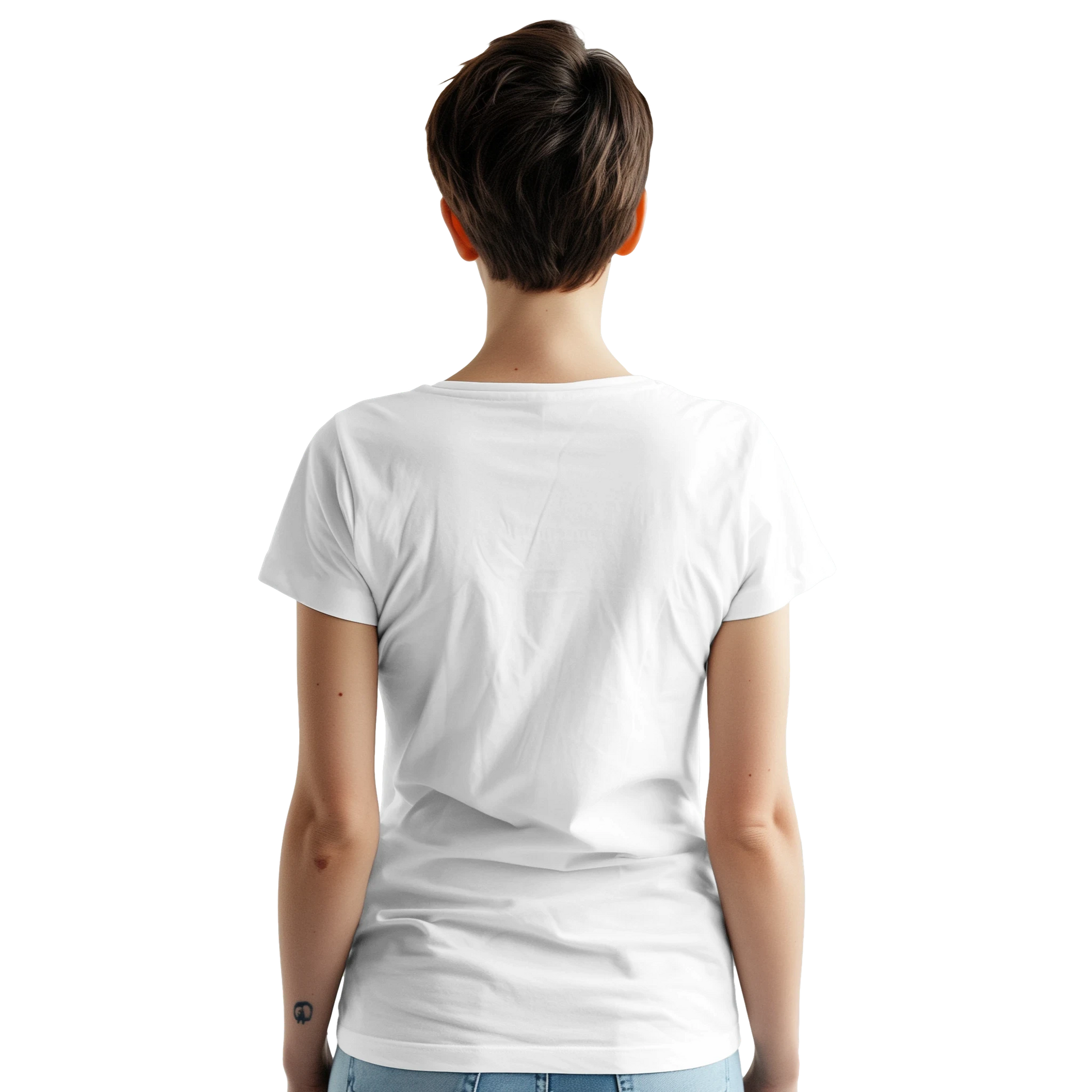 Dubrovnik Croatia Unisex Travel T-Shirt featuring a person from the back perfect for travelers and gift seekers
