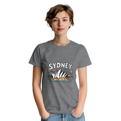 Sydney Australia Unisex Travel T-Shirt perfect for travelers and gift seekers