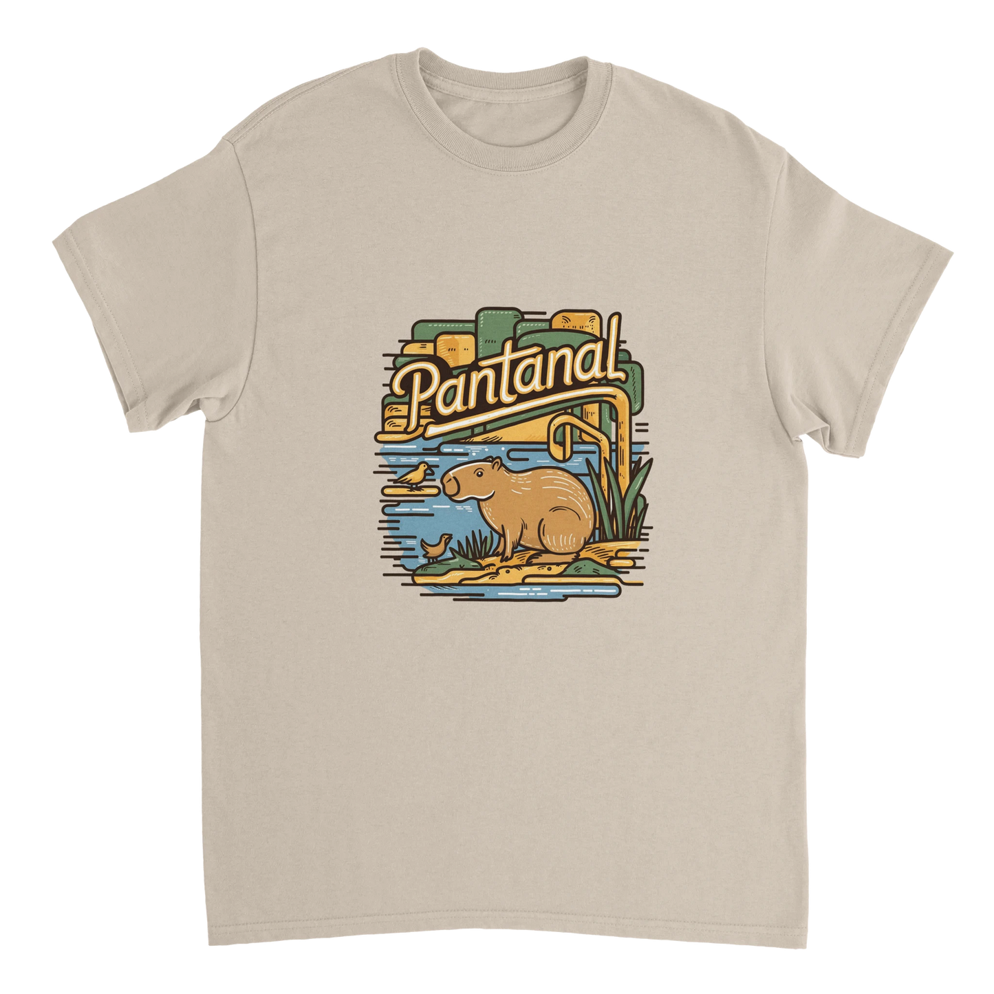 Pantanal Brazil Unisex Travel T-Shirt perfect for travelers and gift seekers