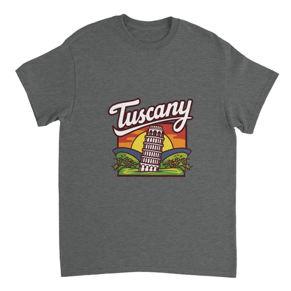 Tuscany Italy Unisex Travel T-Shirt perfect for travelers and gift seekers