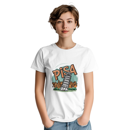 Pisa Italy Unisex Travel T-Shirt perfect for travelers and gift seekers